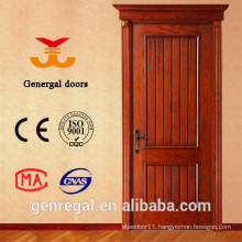 Big top architrave head design solid Paint Wooden Door